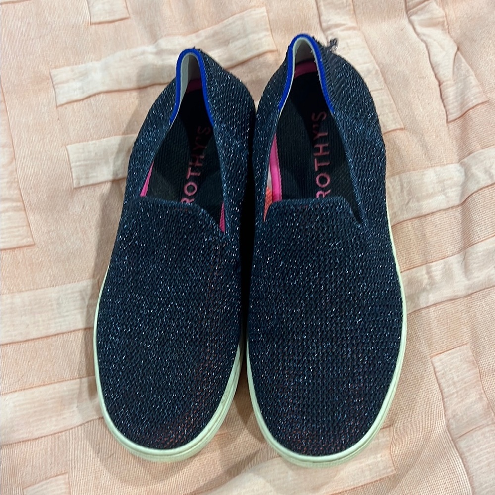 Rothy's Black Friday Exclusive Blue & Orange Sneaker